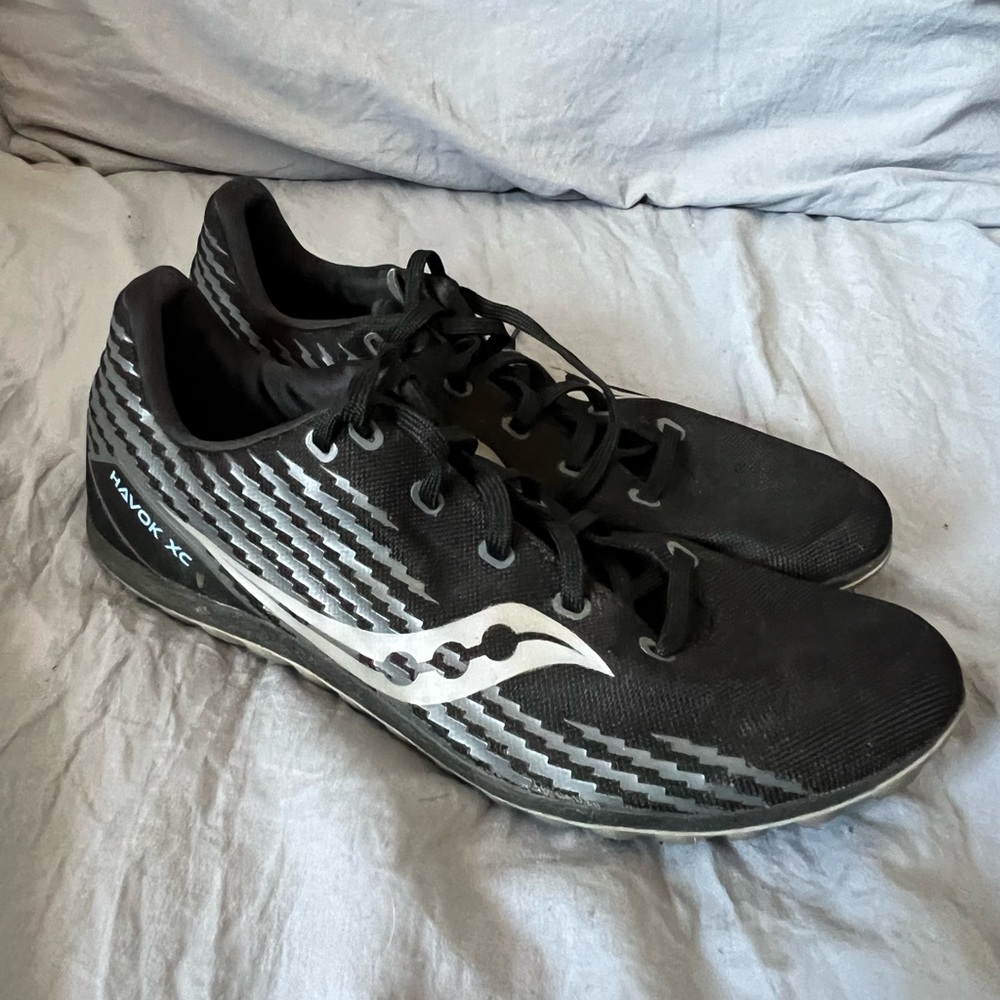 Saucony Black Running Spikes